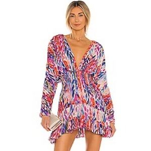 Limited edition Misa Dress - Chiara Dress in Feathers Of Corfu